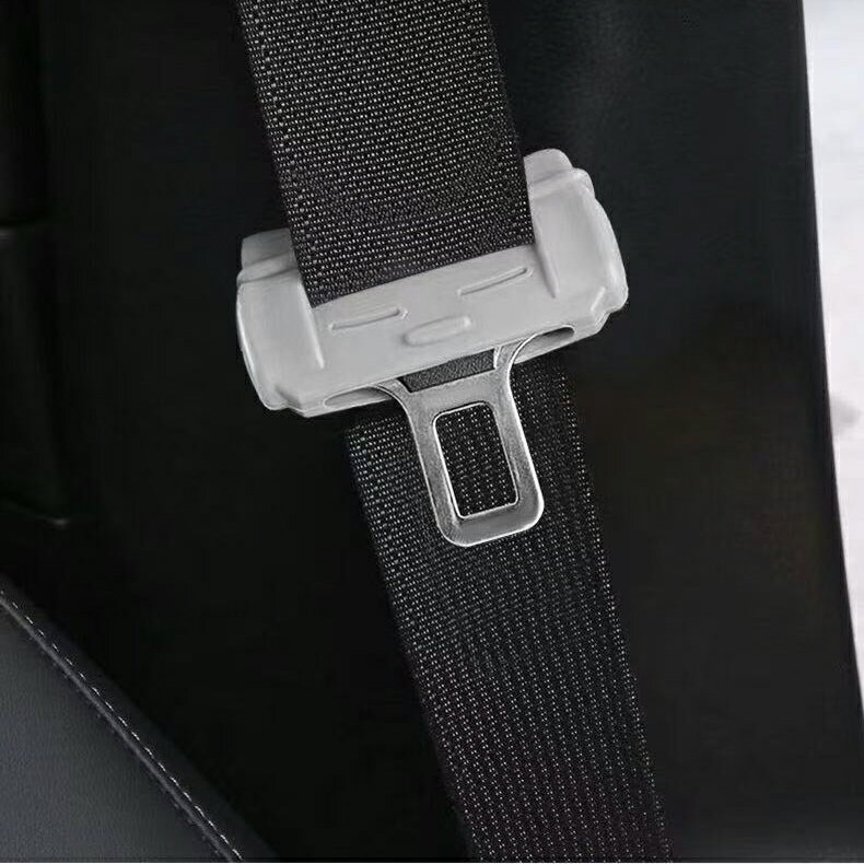 4個セット シリコン シートベルトカバー バックルカバー 傷防止 洗える カー用品