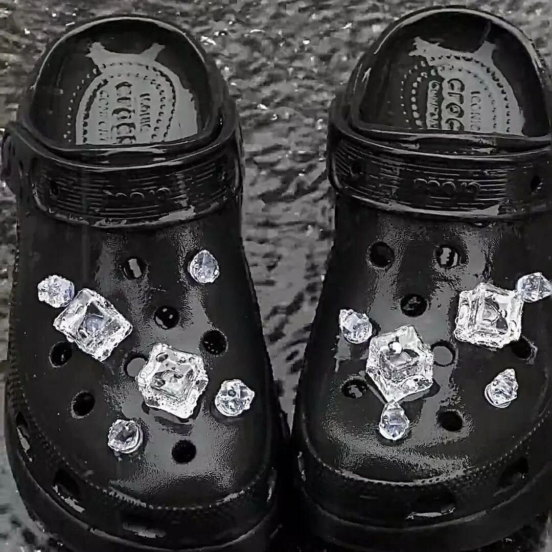 ジビッツ12点セット リボン サンダル デコレーションピン ジャム チャームズ ジビッツ かわいい SNS話題 オシャレ おしゃれ Y2K パール シルバー ootd キラキラ ラメ 夏 氷 こおり ジュース おもろい ミント ライトブルー