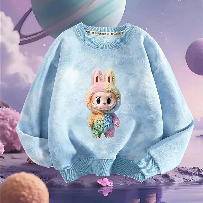 ラブブ トレーナー パーカー 長袖 春 秋 トップス キッズ 子供服 誕生日 男の子 女の子 プレゼント かわいい labubu 3