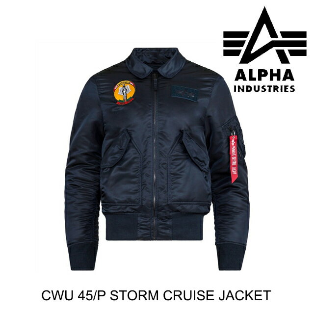 ALPHA INDUSTRIES アルファインダストリーズ ジャケット CWU 45/P STORM CRUISE JACKET REPLICA BLUE