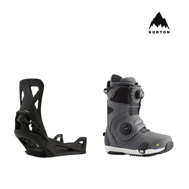 ステップオン セット 2021 BURTON バートン フォトン スノーボード ブーツ SNOWBOARD BOOT PHOTON STEP ON GRAY + STEP ON BINDING BLACK