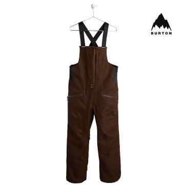 2022 BURTON バートン ゴア テックス リザーブ ビブパンツ GORE TEX RESERVE BIB PANT SEAL BROWN スノーボード ウエア