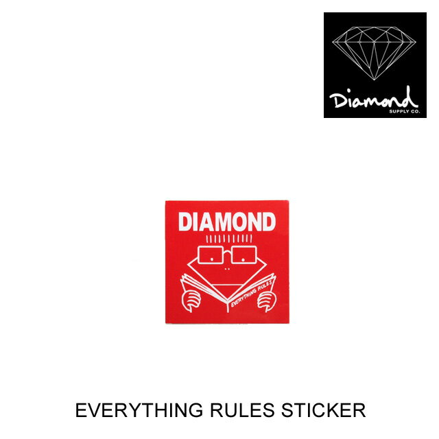 DIAMOND SUPPLY CO. ダイヤモンド サプライ ステッカー EVERYTHING RULES STICKER 5色