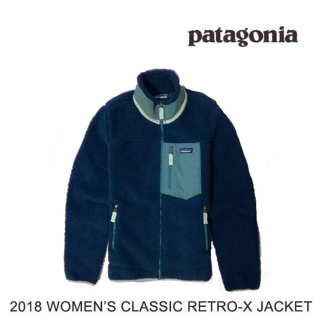 2018 PATAGONIA パタゴニア ジャケット WOMEN'S CLASSIC RETRO-X JACKET SNBL STONE BLUE 23074