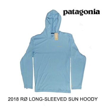 2018 PATAGONIA パタゴニア ラッシュガード RO LONG-SLEEVED SUN HOODY RBE RAILROAD BLUE