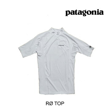 PATAGONIA パタゴニア ラッシュガード RO TOP WFEA WHITE W/FEATHER GREY