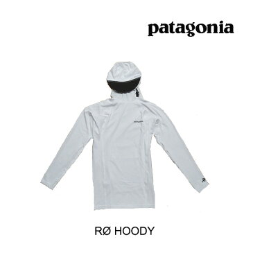 PATAGONIA パタゴニア ラッシュガード RO HOODY WFEA WHITE W/FEATHER GREY