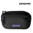 PATAGONIA パタゴニア ウルトラライト ブラック ホール ミニ ヒップ パック 1L バッグ ポーチ ULTRALIGHT BLACK HOLE MINI HIP PACK 1L BLK BLACK 49447