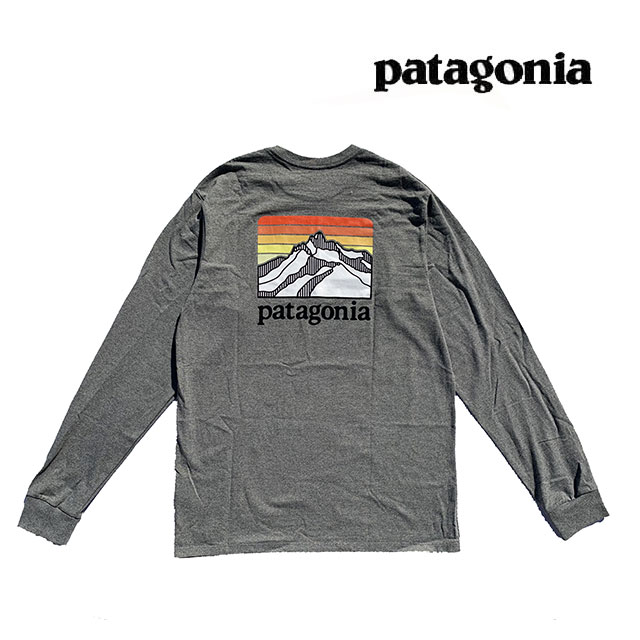 PATAGONIA パタゴニア ロングスリーブ ライン ロゴ リッジ レスポンシビリティー Tシャツ LONG SLEEVED LINE LOGO RIDGE RESPONSIBILI-TEE GLH GRAVEL HEATHER 38517