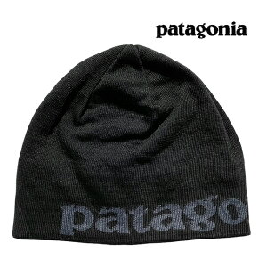 PATAGONIA パタゴニア ビーニー ハット BEANIE HAT LGBK LOGO BELWE: BLACK 28860