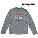 PATAGONIA パタゴニア ロングスリーブ キャプリーン クール デイリー グラフィック シャツ L/S CAPILENE COOL DAILY GRAPHIC SHIRT LRFG LINE LOGO RIDGE: FEATHER GREY 45190