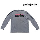 PATAGONIAパタゴニアロングスリーブP-6ロゴレスポンシビリティーメンズTシャツLONG-SLEEVEDP-6LOGORESPONSIBILI-TEEGLHGRAVELHEATHER38518