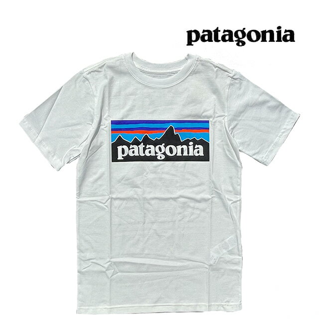PATAGONIA パタゴニア ボーイズ リジェネラティブ オーガニック サーティファ イド コットン P-6ロゴ Tシャツ REGENERATIVE ORGANIC COTTON P-6 LOGO WHI WHITE 62163 子供用 ※サイズ注意