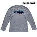 PATAGONIA パタゴニア L/S キャプリーン クール デイリー フィッシュ グラフィック シャツ LONG SLEEVED CAPILENE COOL DAILY FISH GRAPHIC SHIRT FTGY FITZ ROY TROUT: SALT GREY 52147