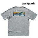 PATAGONIA パタゴニア キャプリーン クール デイリー グラフィック シャツ CAPILENE COOL DAILY GRAPHIC SHIRT BLAF BOARDSHORT LOGO ABALONE BLUE: FEATHER GREY 45235