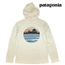 PATAGONIA パタゴニア キャプリーン クール デイリー グラフィック フーディ (リラックス フィット) CAPILENE COOL DAILY GRAPHIC HOODY RELAXED SSPX SKYLINE STENCIL : PUMICE X-DYE 45335