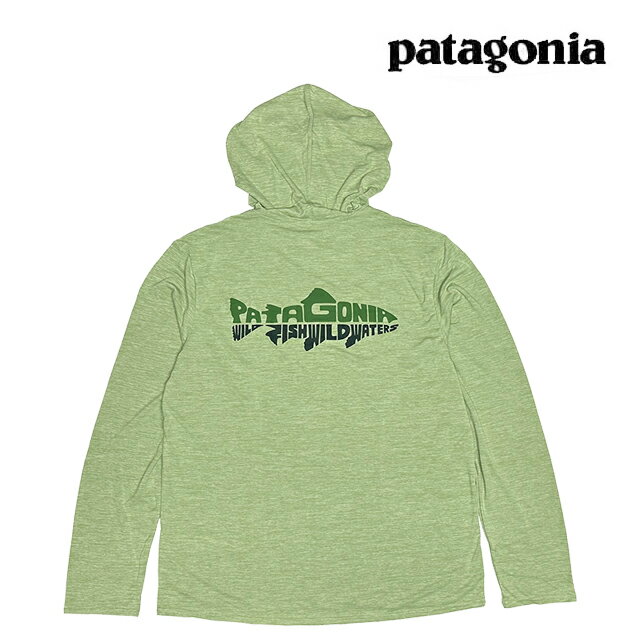 PATAGONIA パタゴニア キャプリーン クール デイリー グラフィック フーディ (リラックス フィット) CAPILENE COOL DAILY GRAPHIC HOODY RELAXED WISX WILD WATERLINE : SALVIA GREEN X-DYE 45335