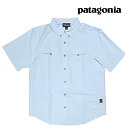 PATAGONIA p^SjA ZtKCfbh nCN Vc SELF-GUIDED HIKE SHIRT CHLE CHILED BLUE 41905