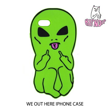 RIPNDIP リップンディップ アイフォン ケース WE OUT HERE IPHONE CASE GREEN 7 PLUS