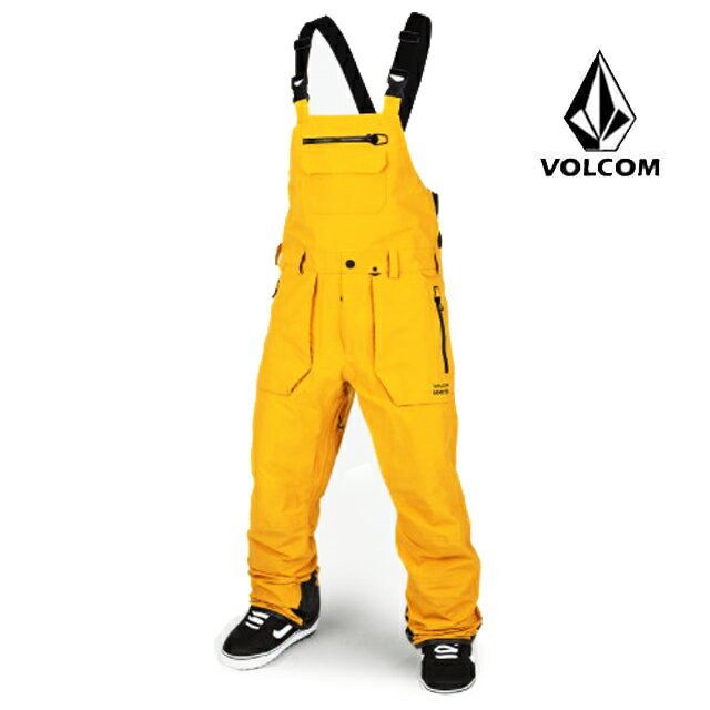 2022 VOLCOM ボルコム レイン ゴア ビブパンツ RAIN GORE BIB OVERALL RSG RESIN GOLD 1