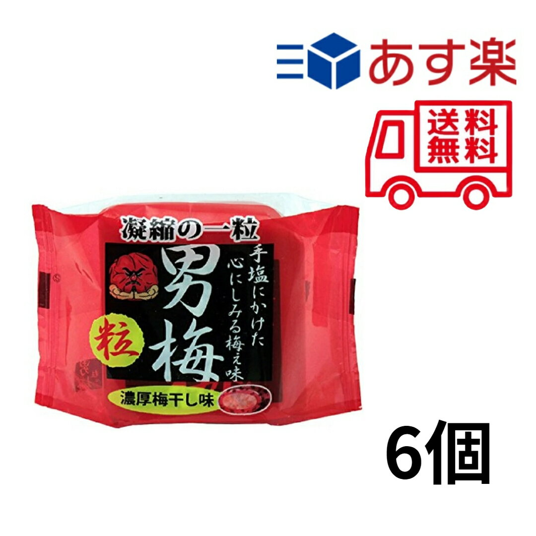 商品情報栄養成分1袋(14g)当たり：エネルギー 35kcal、たんぱく質 0.43g、脂質 0.11g、炭水化物 8.31g、食塩相当量 4.8g原材料砂糖、食塩、しそ梅酢、梅肉、デキストリン、梅干しパウダー、分岐オリゴ糖、シソパウダー、水飴、酸化でん粉、酸味料、調味料(アミノ酸等)、ショ糖エステル、増粘剤(増粘多糖類)、着色料(紅麹、アントシアニン)、甘味料(アスパルテーム、L-フェニルアラニン化合物)、香料検索キーワードノーベル 男梅 タブレット 男梅 粒 濃厚 梅干し 梅干 駄菓子 詰め合わせ 駄菓子 くじ お菓子 詰め合わせ お菓子 ギフト お菓子 詰め合わせ 子供 梅肉 うめ味 塩分 タブレット 塩分チャージ おやつ 持ち運び オフィス シェア アソート 差し入れ 個包装 差し入れ お菓子 パーティー 小腹 お祭り 景品 縁日 景品 イベント 遠足 ピクニック 送料無料行事やイベントに元旦 成人の日 節分 立春 バレンタインデー ひな祭り ホワイトデー 卒園式 卒業式 入園式 入学式 エイプリルフール 花見 こどもの日 ゴールデンウィーク 母の日 父の日 七夕 お中元 花火大会 お盆 お祭り 十五夜 敬老の日 シルバーウィーク ハロウィン 七五三 お歳暮 冬至 クリスマスイヴ クリスマス 大みそか 春休み 夏休み 冬休み 誕生日お祝い贈り物に結婚 出産 結婚記念日 誕生日 彼氏 彼女 新築 引っ越し 就職 栄転 昇進 定年退職 銀婚式 金婚式 長寿 七五三 初節句 合格 開店 開業 快気 病気全快 お中元 暑中見舞い お歳暮 楽屋見舞 手土産ノーベル 男梅 粒 14g×6個 ◎送料無料　◎13時までのご注文で当日発送(土日除く)　◎ポスト投函 凝縮された梅干しの味わいが楽しめる「男梅」シリーズに容器に入った濃厚な梅粒菓子が新登場しました。塩味と旨味の効いた本格的で濃厚な梅ぼしの味わいを独特な半生食感で楽しむことができます。味わい、食感ともにこれまでにない新しい体感を訴求したタブレットになっています。この商品はポスト投函商品となります。日時指定頂いても対応できませんのでご了承下さいませ。（複数個の場合は宅急便になる場合がございます。）JAN： 45180323 8