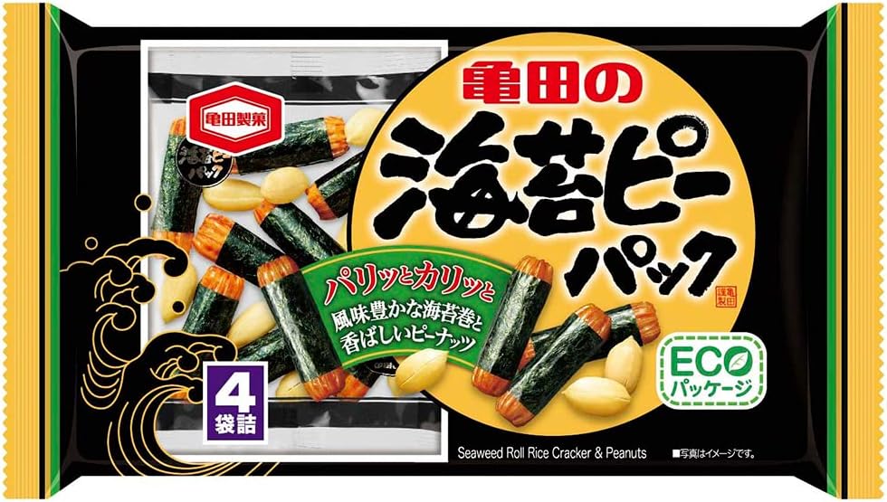 亀田製菓 海苔ピーパック 85g×12袋 煎餅 おかき お菓子 せんべい