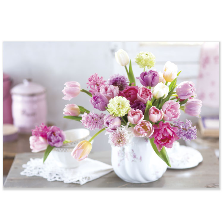 フラワーポストカード F12-PE-282