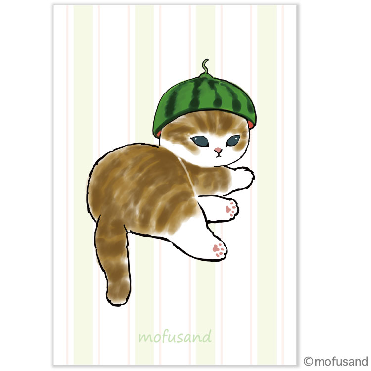 夏柄モフサンドポストカード PX-153s