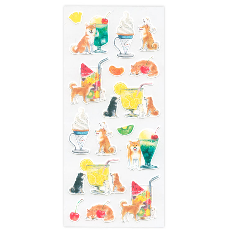 夏いろ和風シール ST-527s