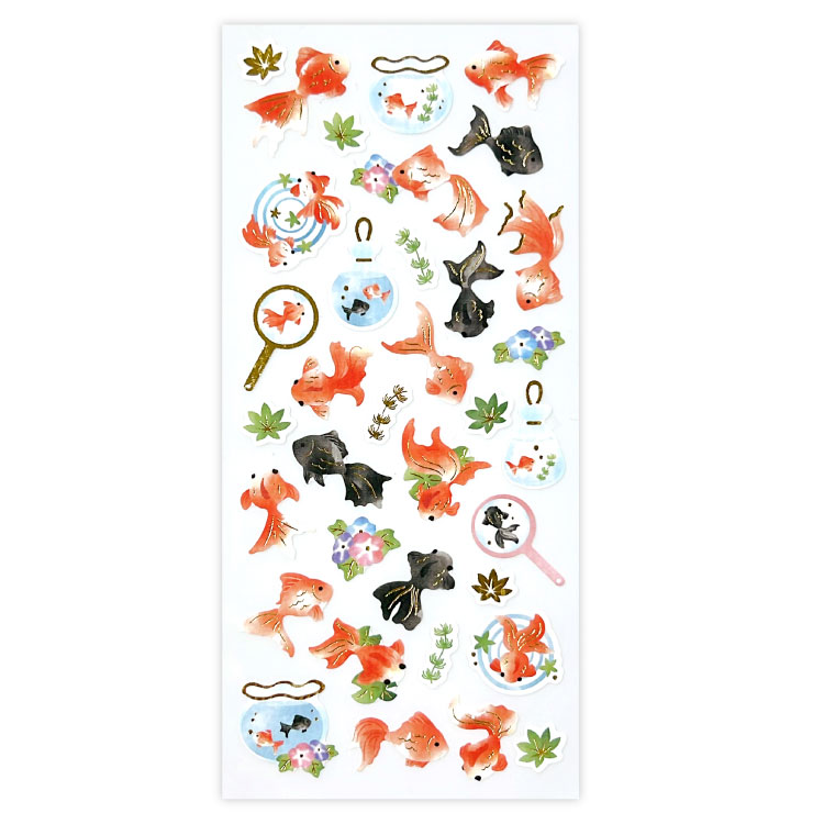 夏いろ和風シール ST-531s