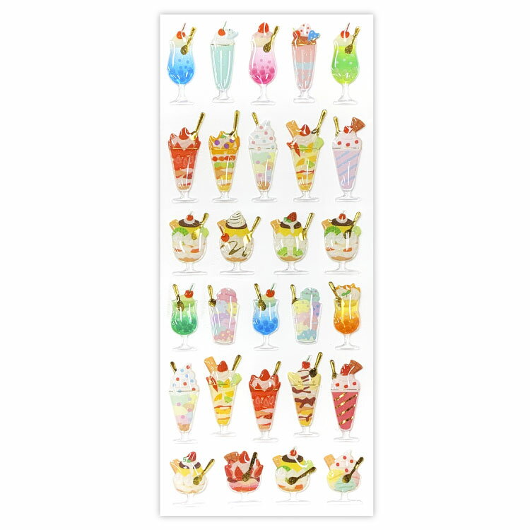 ドロップシール【パフェ】H08-ST-551