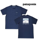 PATAGONIA パタゴニア ライン ロゴ リッジ ポケット レスポンシビリティー Tシャツ LINE LOGO RIDGE POCKET RESPONSIBILI-TEE CNY CLASSIC NAVY 38511