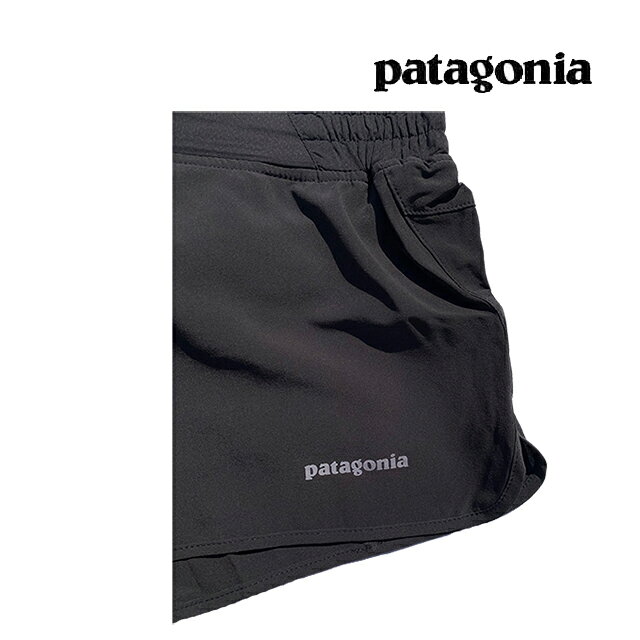 PATAGONIA �ѥ����˥� ��ǥ����� ���硼�ȥѥ�� �ʥ��󡦥ȥ쥤�륺 WOMEN'S NINE TRAILS SHORTS - 4 in. BLK BLACK 57622
