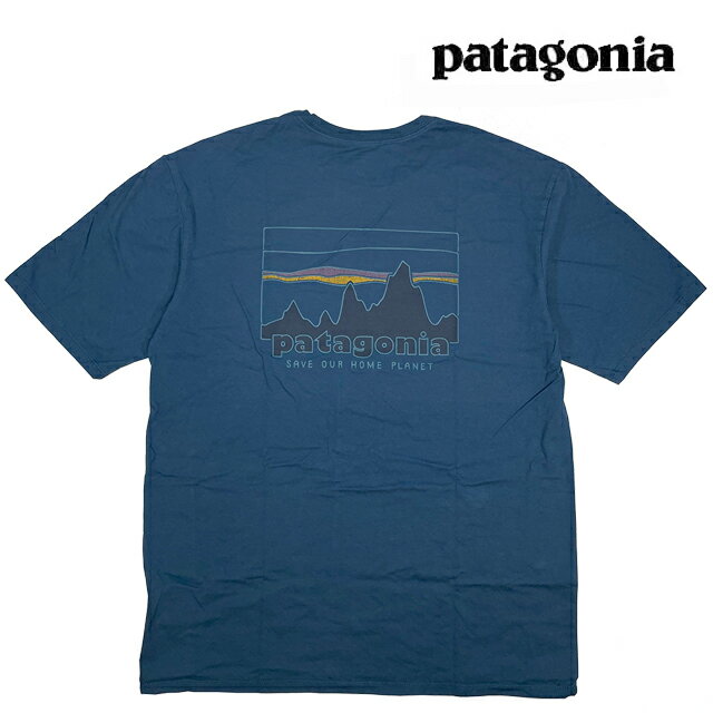 PATAGONIA パタゴニア '73 スカイライン オーガニック Tシャツ '73 SKYLINE ORGANIC T-SHIRT TIDB TIDEPOOL BLUE 37534