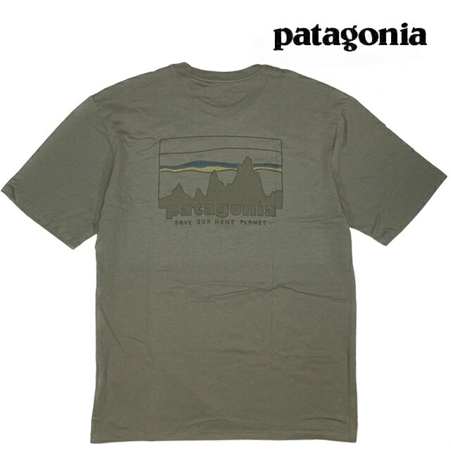 PATAGONIA パタゴニア '73 スカイライン オーガニック Tシャツ '73 SKYLINE ORGANIC T-SHIRT GDNG GARDEN GREEN 37534