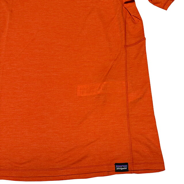 PATAGONIA パタゴニア キャプリーン クール ライトウェイト シャツ CAPILENE COOL LIGHTWEIGHT SHIRT PONX POLLINATOR ORANGE - LIGHT POLLINATOR ORANGE X-DYE 45760 速乾 2