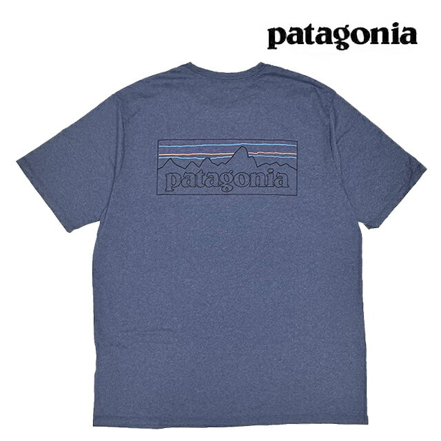Rakuten - PATAGONIA パタゴニア P-6ロゴ レスポンシビリティー Tシャツ P-6 LOGO RESPONSIBILI-TEE POCT P-6 OUTLINE: CURRENT BLUE 38504
