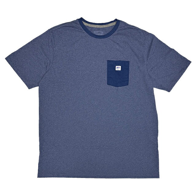 PATAGONIA パタゴニア ショップ ステッカー ポケット レスポンシビリティー Tシャツ SHOP STICKER POCKET RESPONSIBILI-TEE CUBL CURRENT BLUE 37837