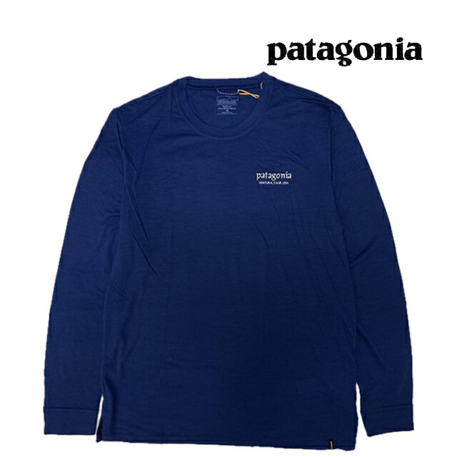 Rakuten - PATAGONIA パタゴニア ロングスリーブ キャプリーン クール メリノ ブレンド グラフィック シャツ LONG-SLEEVED CAPILENE COOL MERINO BLEND GRAPHIC SHIRT HHCL HERITAGE HEADER: CLEMENT BLUE 44585