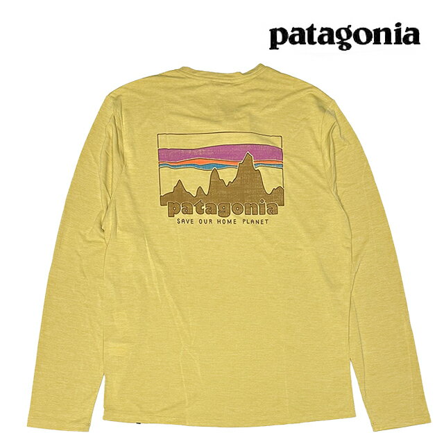 乐天商城 - PATAGONIA パタゴニア ロングスリーブ キャプリーン クール デイリー シャツ '73 スカイライン LONG-SLEEVED CAPILENE COOL DAILY SHIRT '73 SKYLINE LMYX LIMESTONE YELLOW - LIGHT LIMESTONE YELLOW X-DYE 45454 速乾