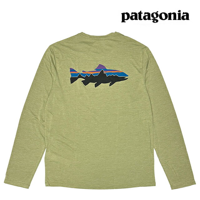 Rakuten - 日本未発売モデル PATAGONIA パタゴニア ロングスリーブ キャプリーン クール デイリー シャツ フィッツロイ トラウト LONG-SLEEVED CAPILENE COOL DAILY SHIRT FITZ ROY TROUT GGNX GUMTREE GREEN - LIGHT GUMTREE GREEN X-DYE 45452 速乾