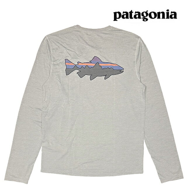 Rakuten - PATAGONIA パタゴニア ロングスリーブ キャプリーン クール サン シャツ フィッツロイ トラウト LONG-SLEEVED CAPILENE COOL SUN SHIRT FITZ ROY TROUT CGSX CRISP GREY - SALT GREY X-DYE 44932