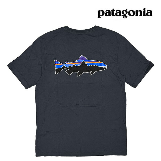Rakuten - PATAGONIA パタゴニア フィッツロイ トラウト Tシャツ M'S FITZ ROY TROUT T-SHIRT SMDB SMOLDER BLUE 37846