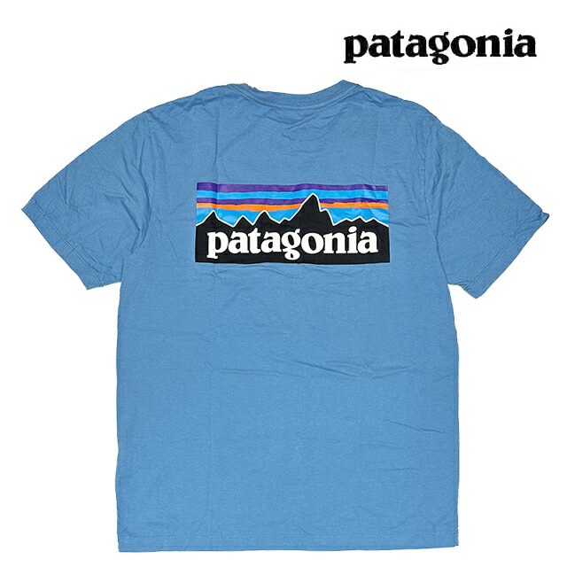 乐天商城 - PATAGONIA パタゴニア P-6 ロゴ Tシャツ P-6 LOGO T-SHIRT SHRB SHORE BLUE 37882