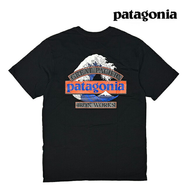 乐天商城 - PATAGONIA パタゴニア グレート ウェーブス レスポンシビリティー GREAT WAVES RESPONSIBILI-TEE BLK BLACK 37873