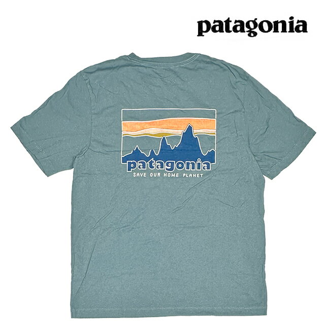 Rakuten - PATAGONIA パタゴニア '73 スカイライン Tシャツ '73 SKYLINE T-SHIRT BLSG BLUE SAGE 37841