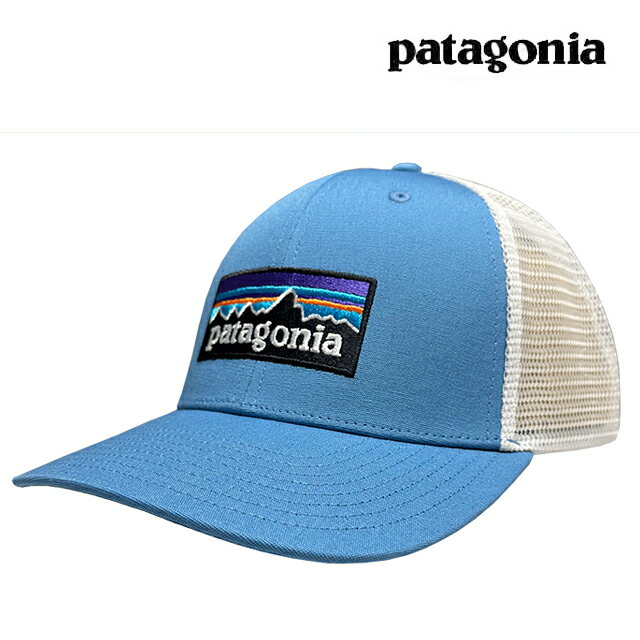 乐天商城 - PATAGONIA パタゴニア P-6ロゴ トラッカー ハット 帽子 P-6 LOGO TRUCKER HAT SHRB SHORE BLUE 38289