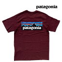 PATAGONIA パタゴニア P-6 ロゴ レスポンシビリティー メンズ Tシャツ P-6 LOGO RESPONSIBILI-TEE DAK DARK RUBY 38504