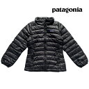 PATAGONIA パタゴニア ガールズ ダウン セーター GIRLS' DOWN SWEATER BLK BLACK 68233 子供用 ※サイズ注意