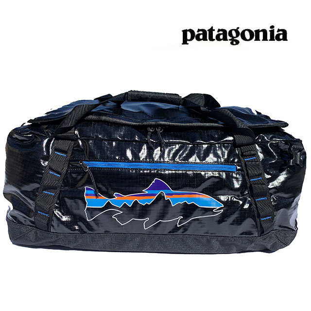 PATAGONIA パタゴニア ブラックホール ダッフル ボストンバッグ 55L BLACK HOLE DUFFEL 55L BFZT BLACK W/FITZ TROUT 49342のサムネイル